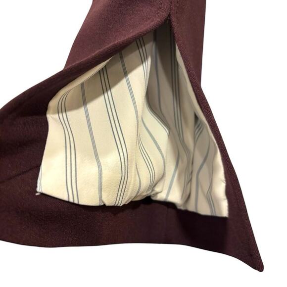 THEORY Jontia K Blazer, Garnet Burgundy, Size 2 - Picture 10 of 13